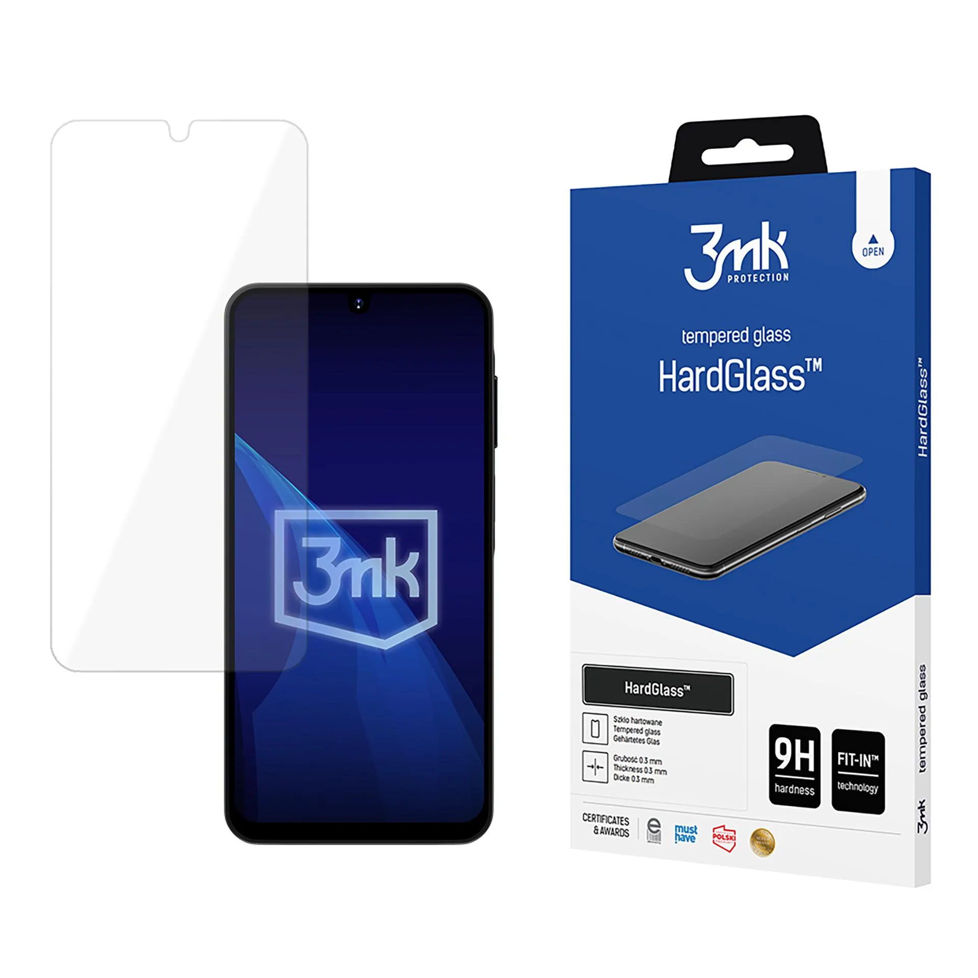 Verre trempé pour Samsung Galaxy A16 4G / 5G - 3mk HardGlass
