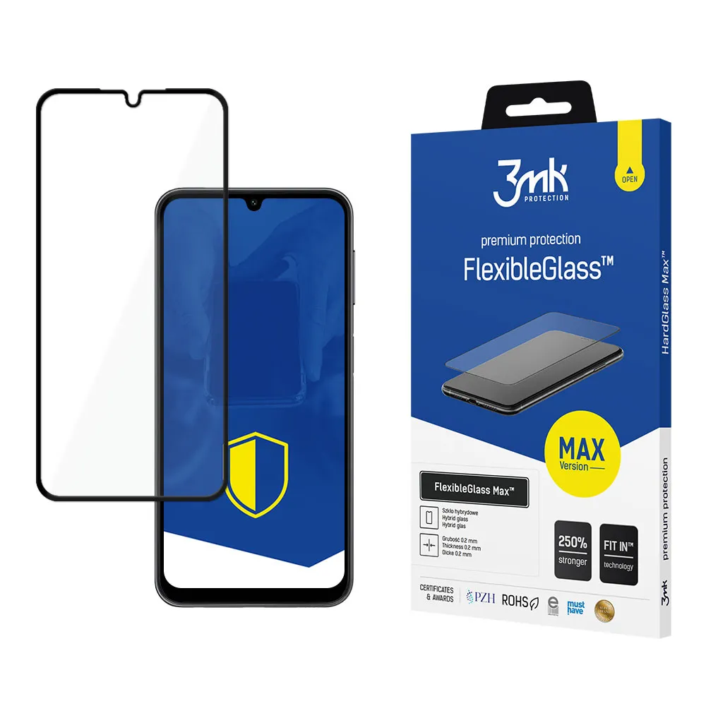 Verre hybride incassable pour Samsung Galaxy A25 5G - 3mk FlexibleGlass Max