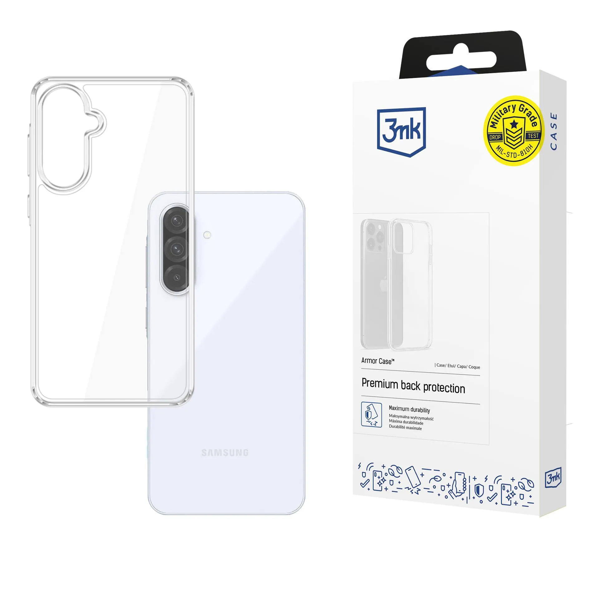 Coque blindée pour Samsung Galaxy A36/A56 - 3mk Armor Case