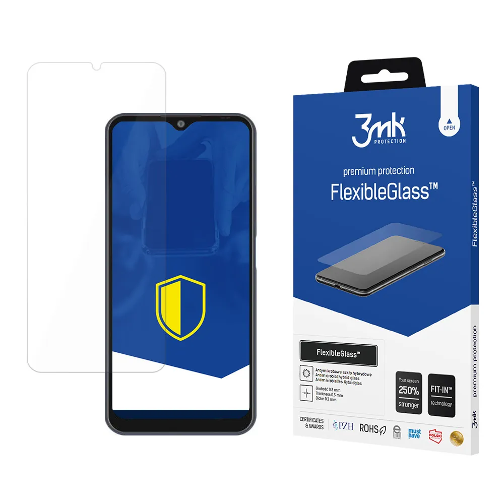 Verre hybride incassable sur Samsung Galaxy A50 - 3mk FlexibleGlass™