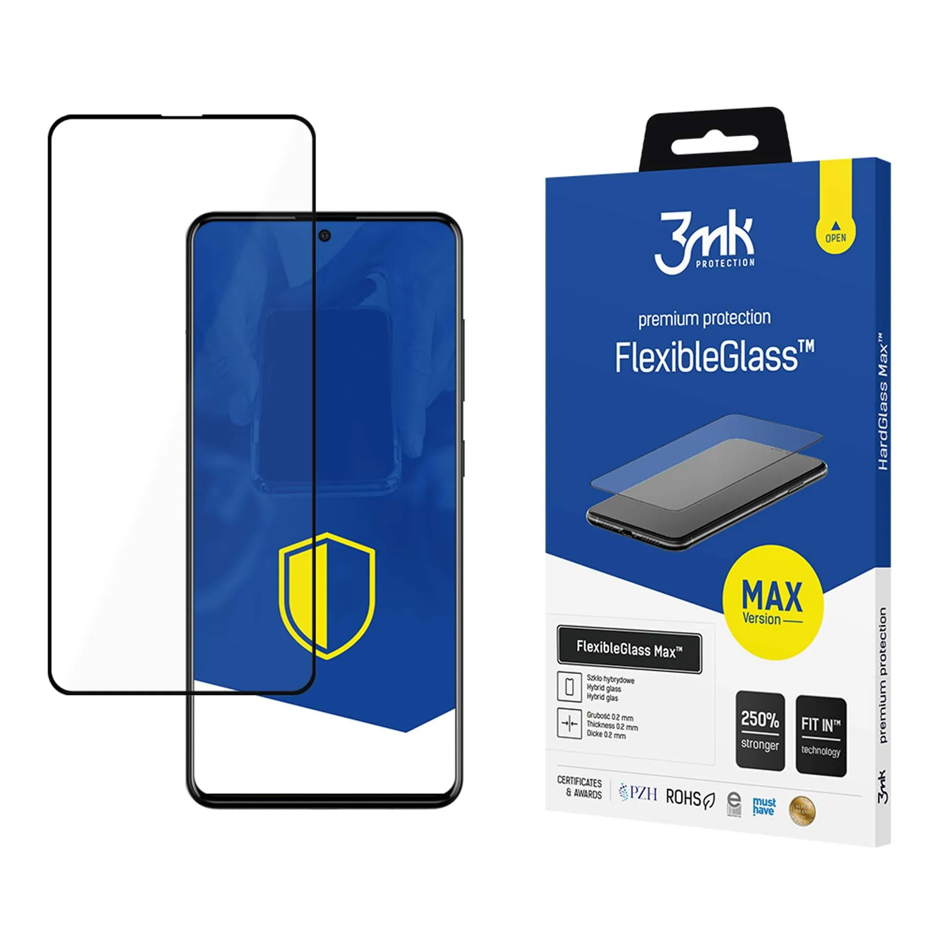 Verre hybride incassable pour Samsung Galaxy A51/A52 4G/5G A52s 5G - 3mk FlexibleGlass Max