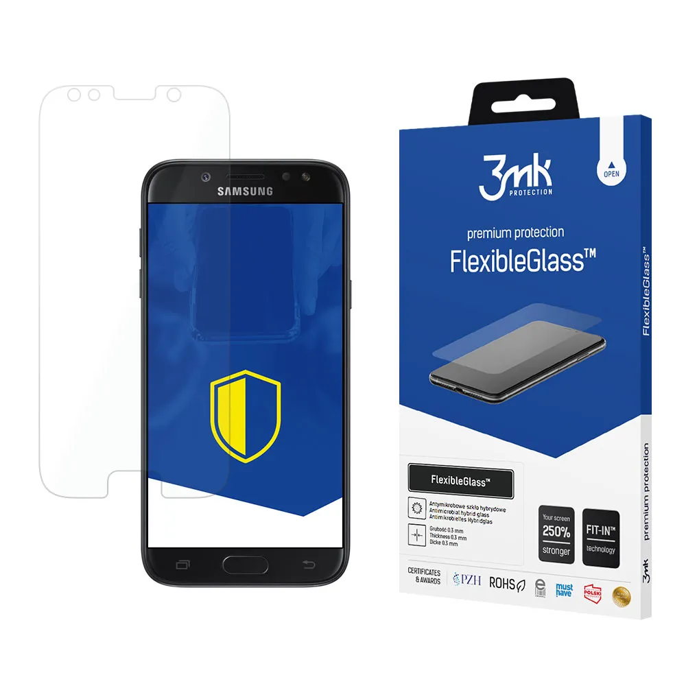 Verre hybride incassable sur Samsung Galaxy J5 2017 - 3mk FlexibleGlass™