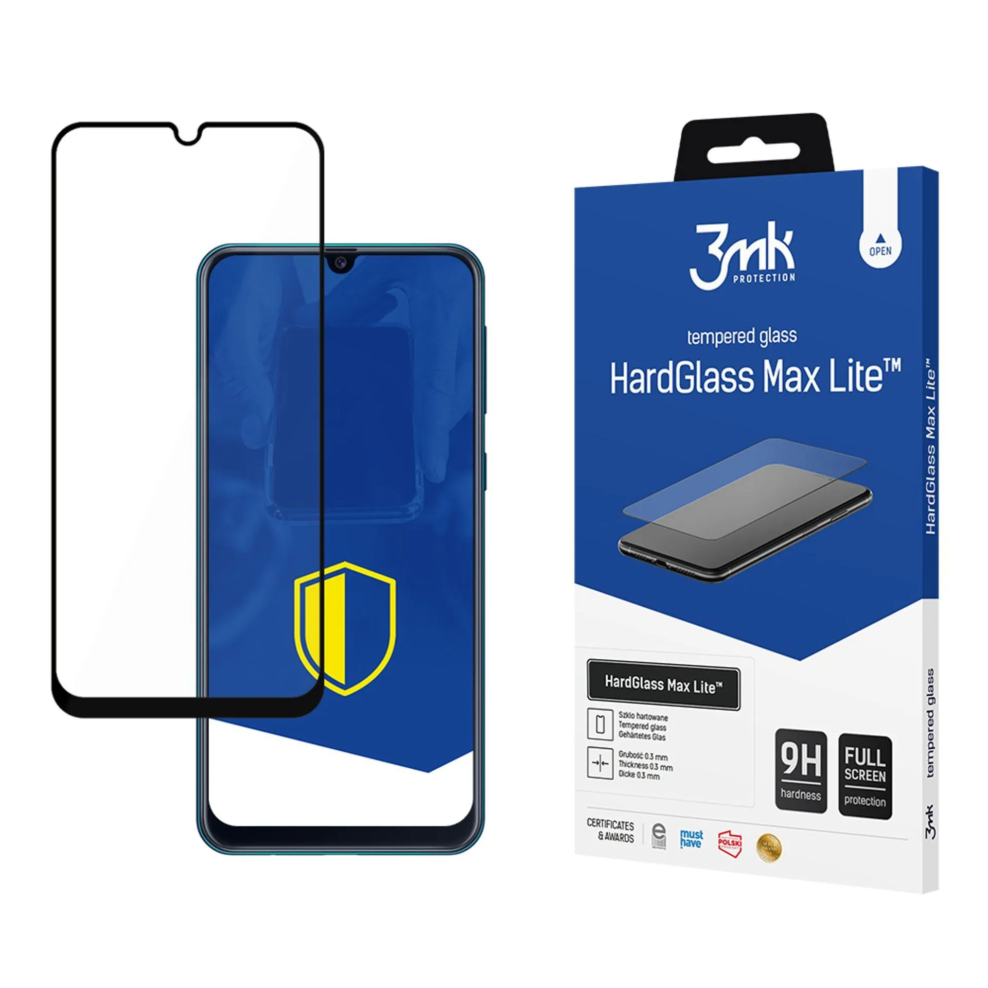 Verre trempé pour Samsung Galaxy M31/M31 Prime - 3mk HardGlass Max Lite
