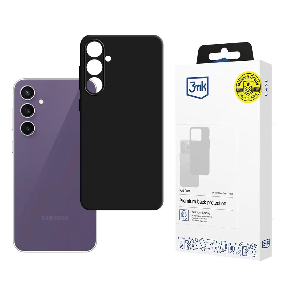 Coque pour Samsung Galaxy S24 FE - 3mk Matt Case Noir
