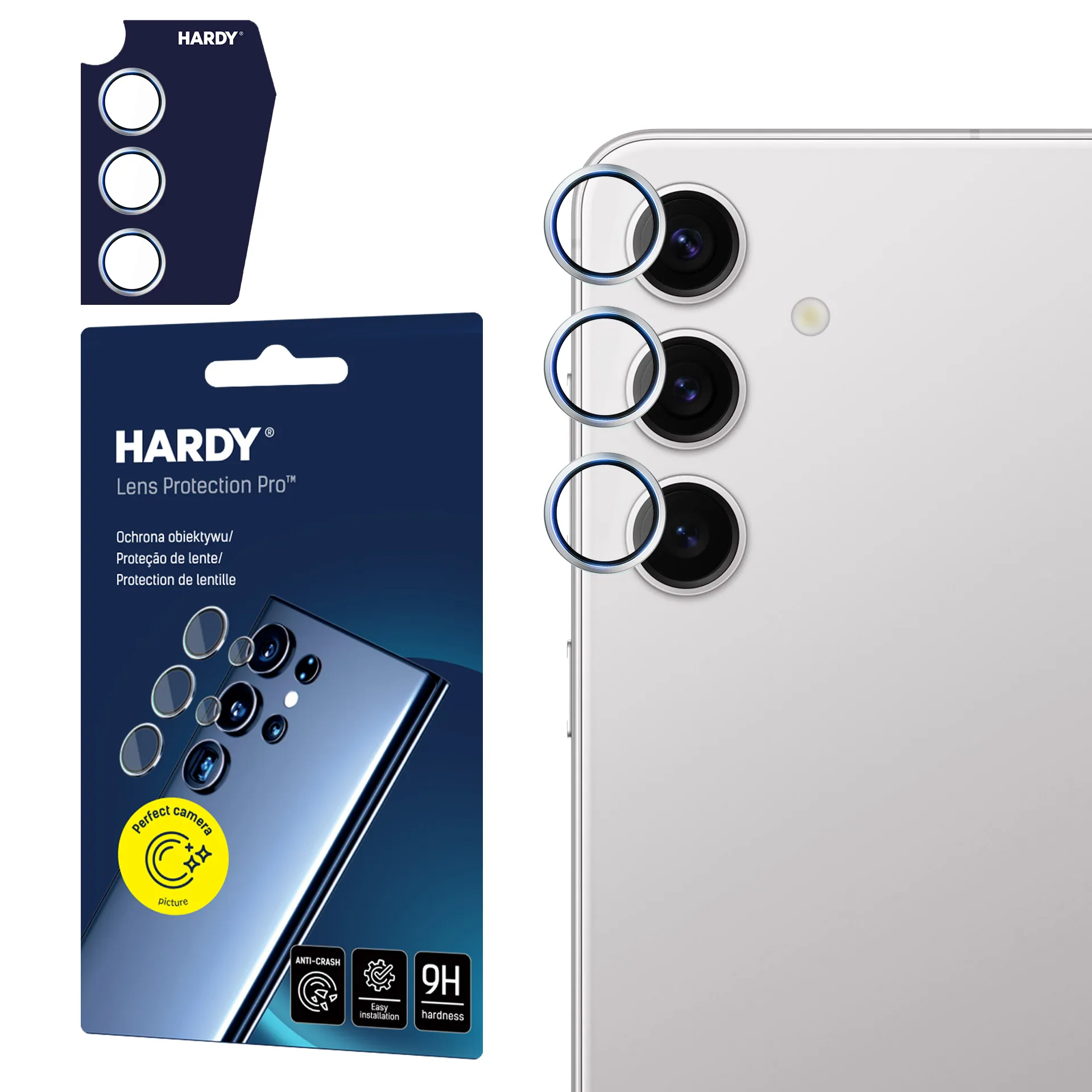 Protection de l'objectif pour Apple iPhone 15 Pro - 3mk HARDY Lens Protection Pro