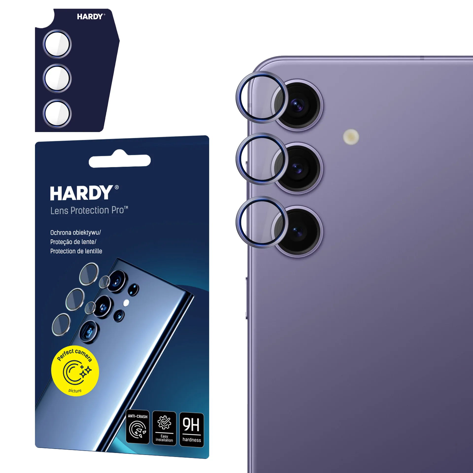 Protection de l'objectif pour Apple iPhone 15 Pro - 3mk HARDY Lens Protection Pro