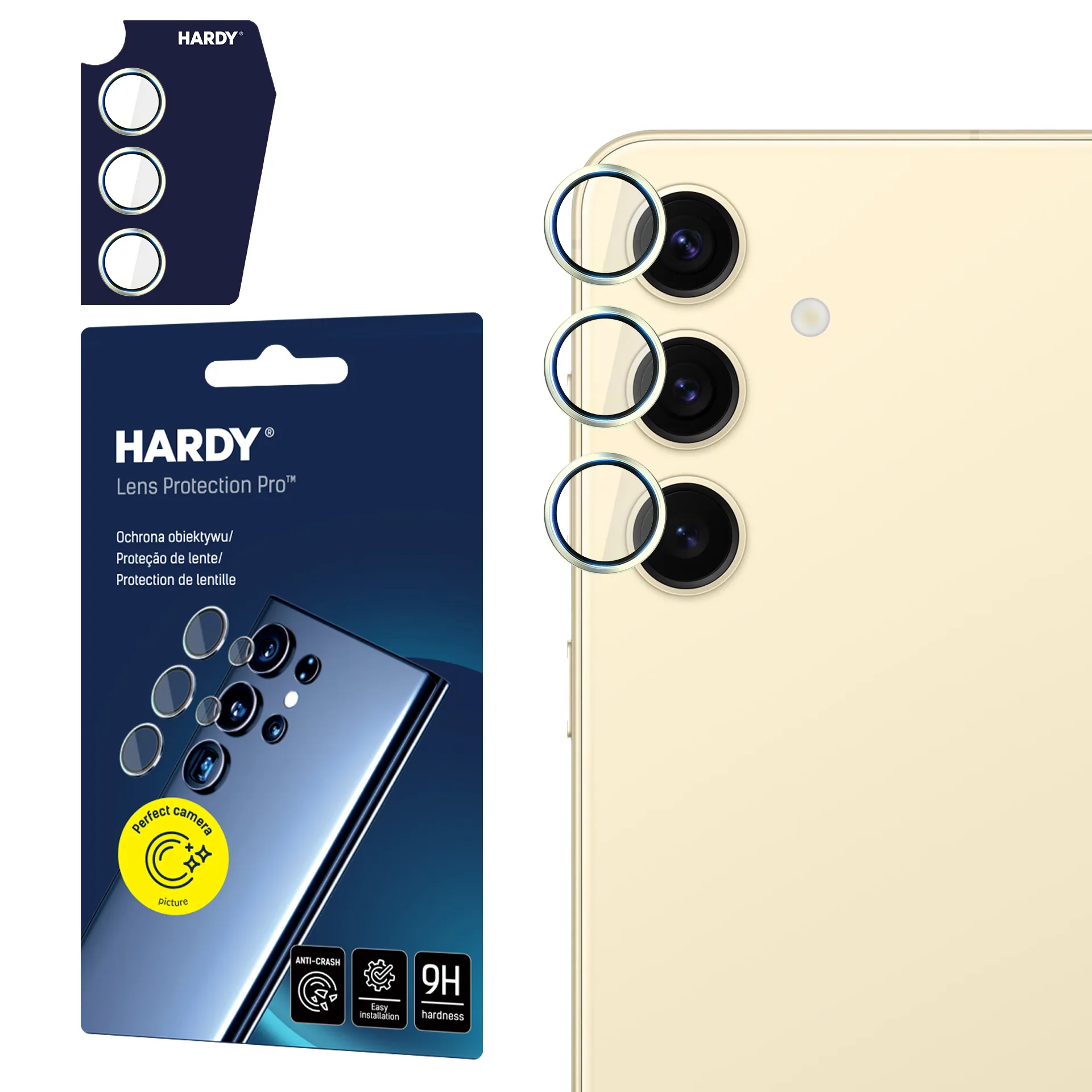 Protection de l'objectif pour Apple iPhone 15 Pro - 3mk HARDY Lens Protection Pro