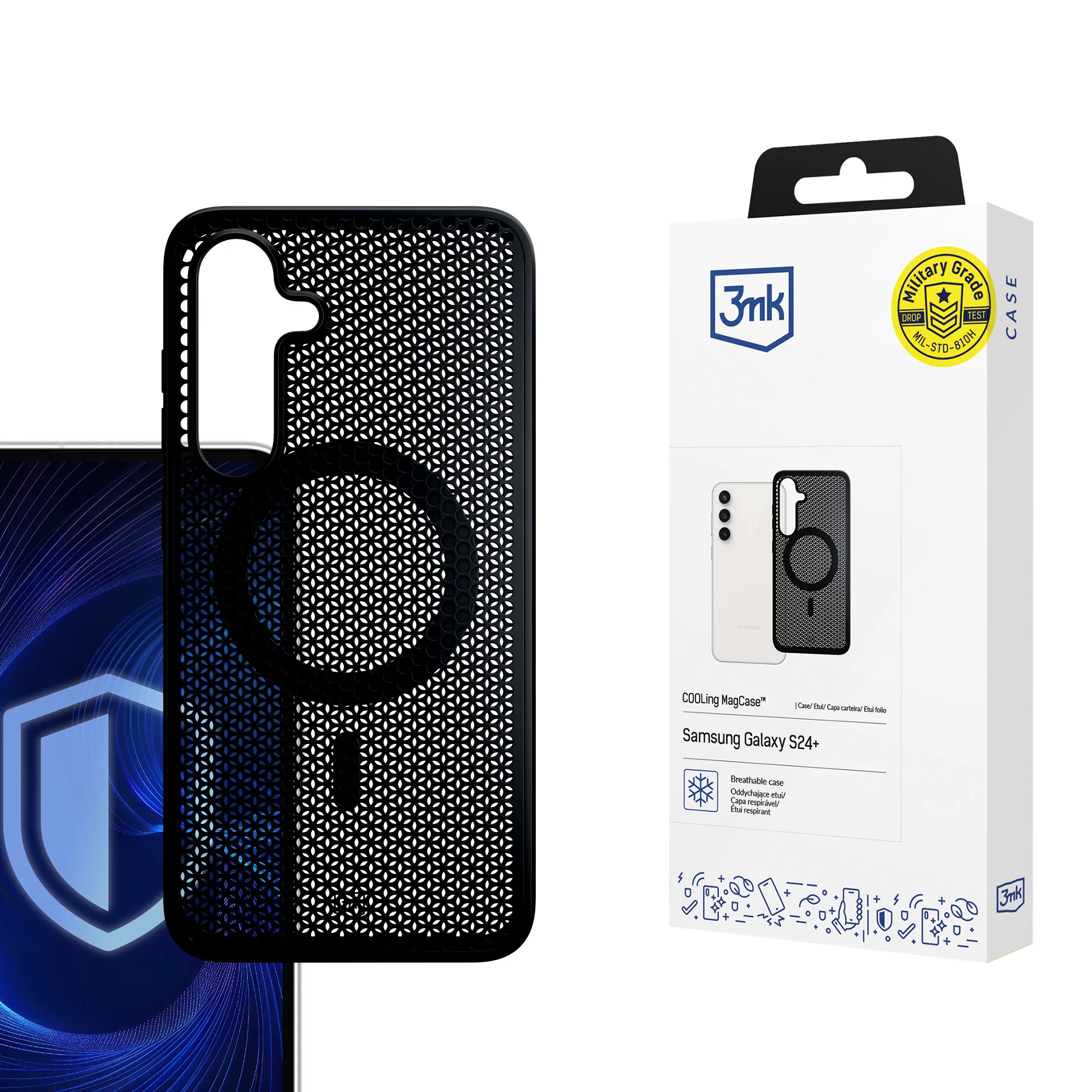 Coque pour Samsung Galaxy S24+ - 3mk COOLing MagCase