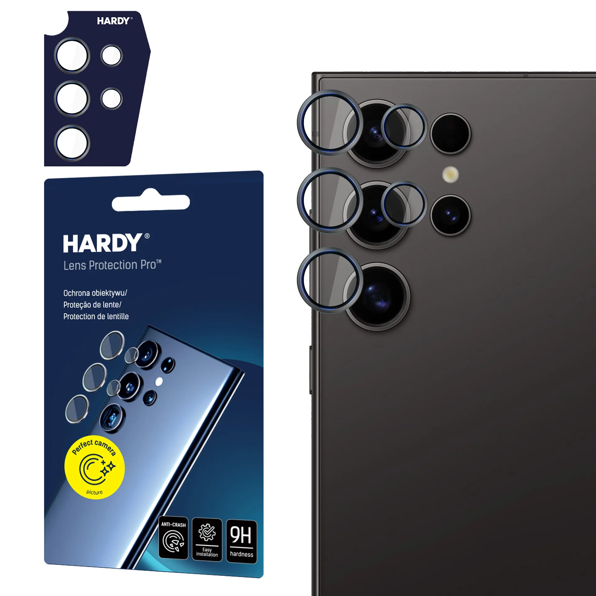 Protection de l'objectif pour Apple iPhone 15 Pro - 3mk HARDY Lens Protection Pro