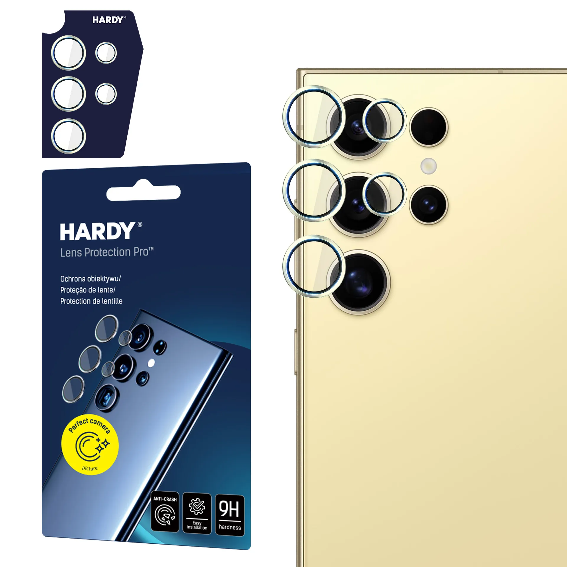 Protection de l'objectif pour Apple iPhone 15 Pro - 3mk HARDY Lens Protection Pro