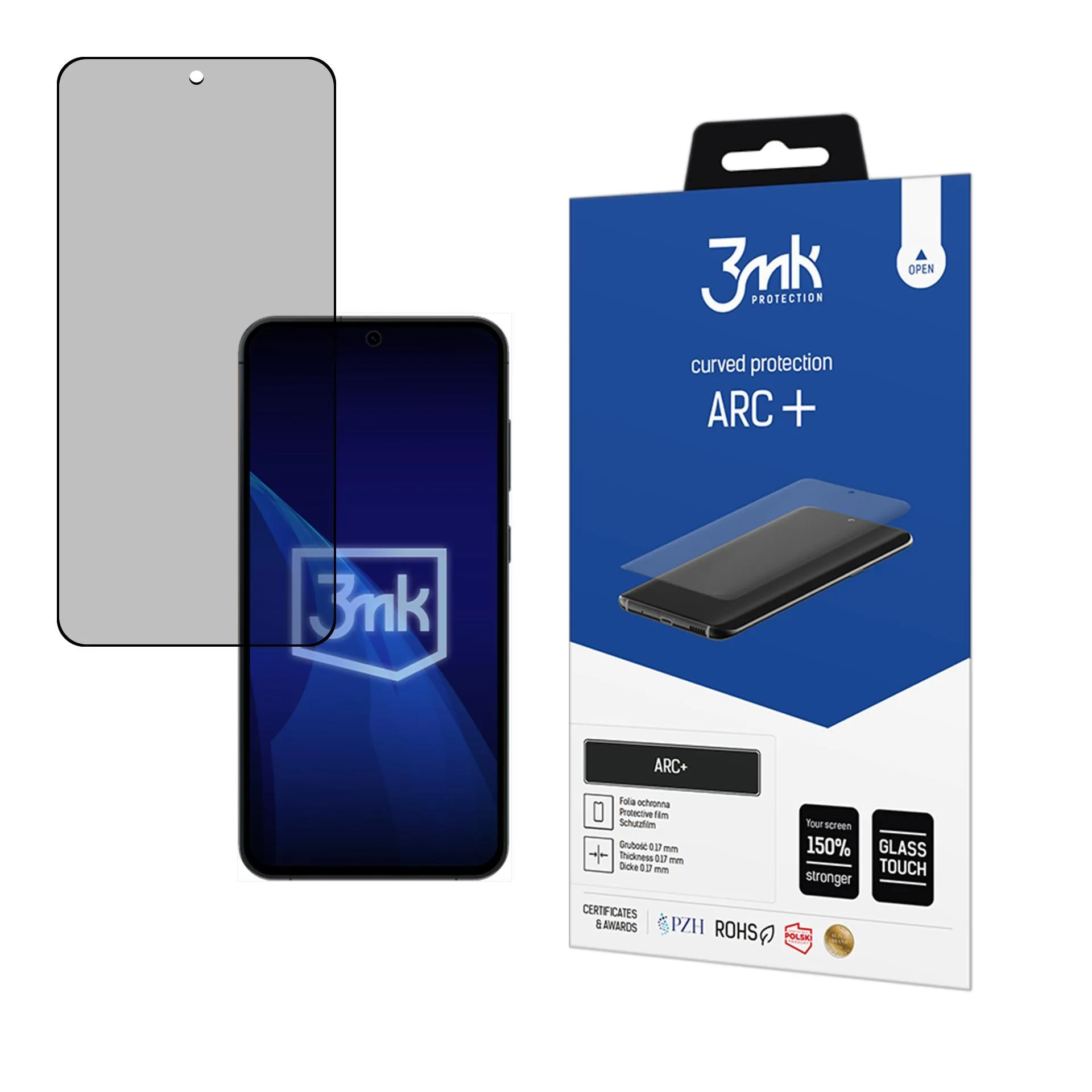 Film de protection pour Samsung Galaxy S25 - 3mk ARC+