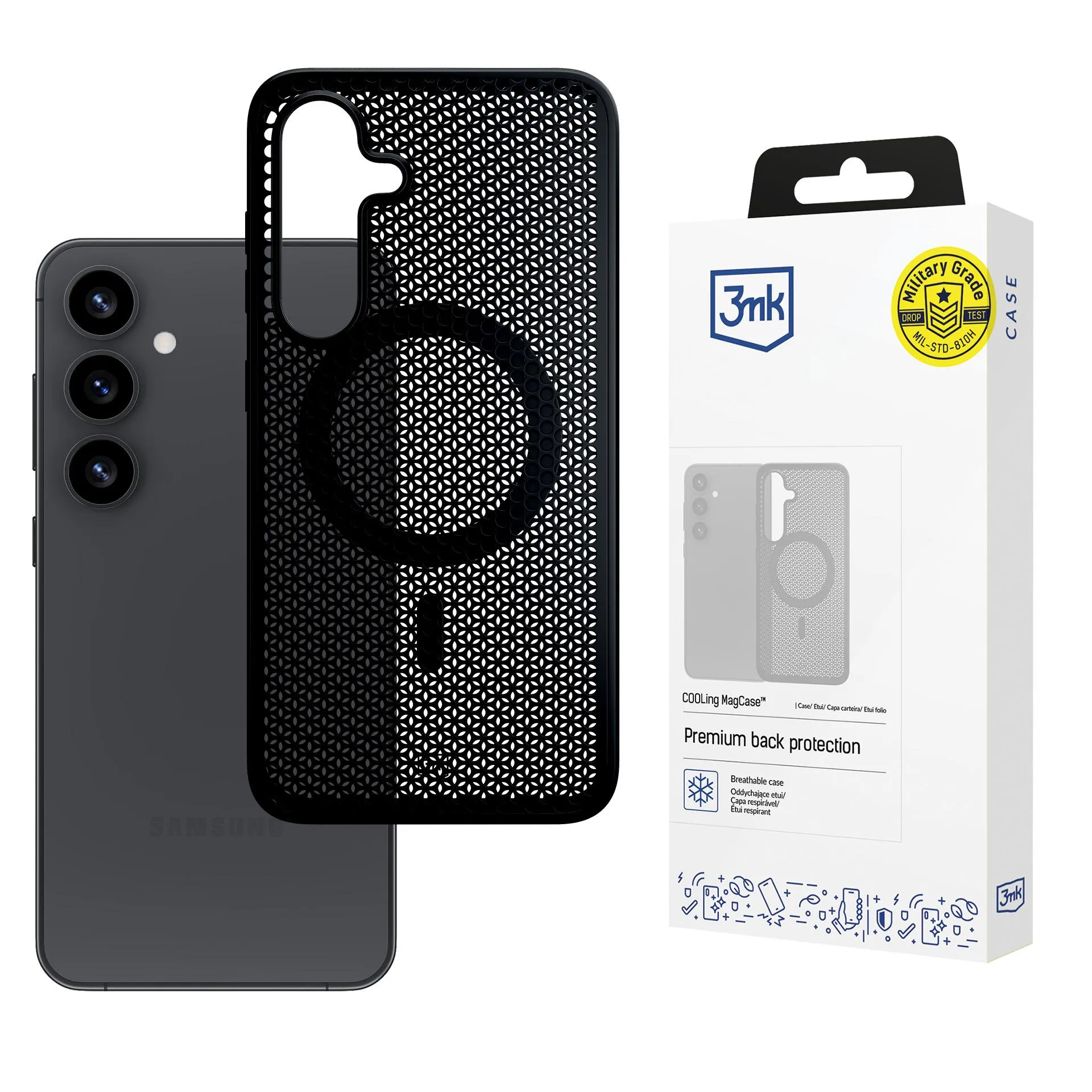 Coque pour Samsung Galaxy S25+ - 3mk COOLing MagCase
