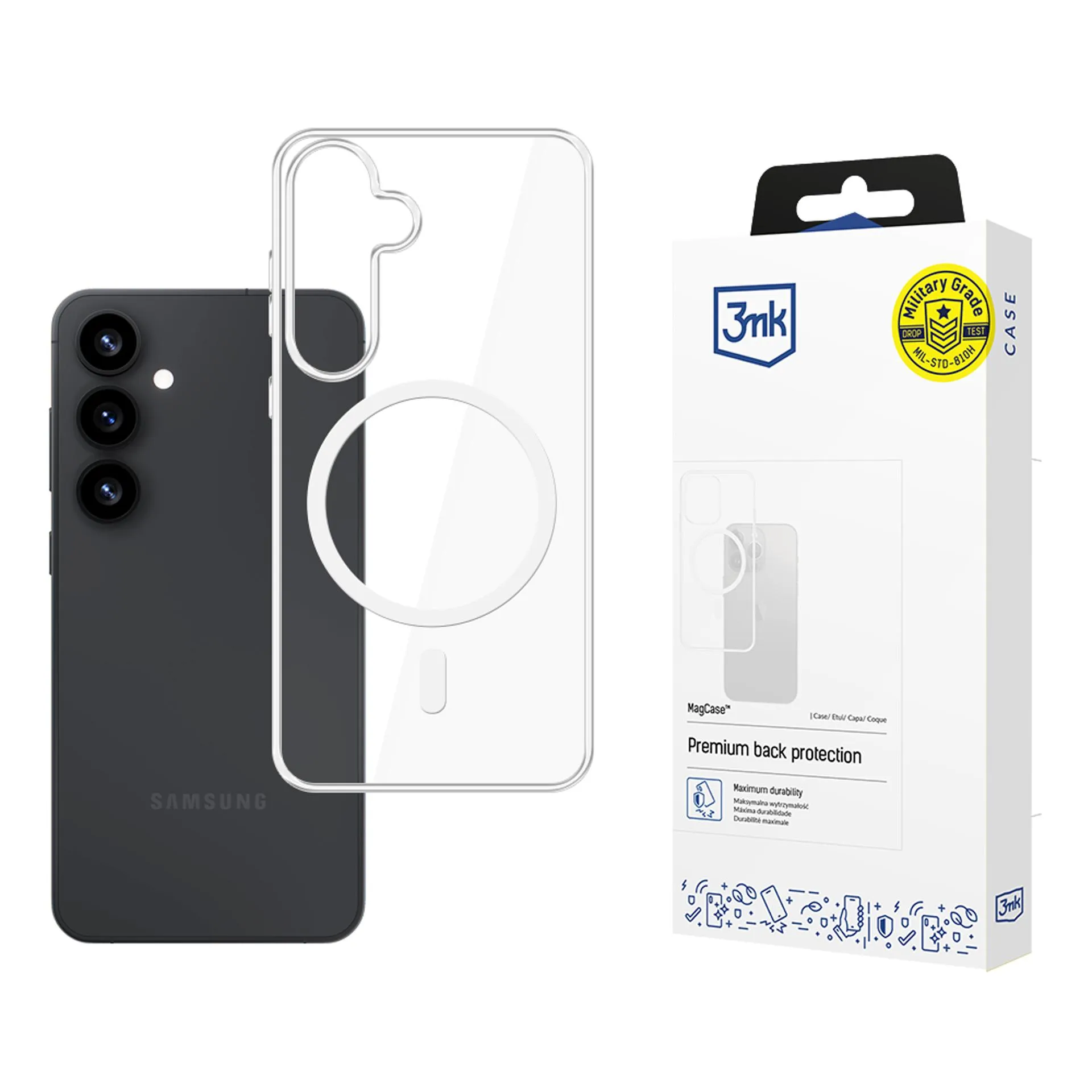Coque renforcée pour Samsung Galaxy S25+ - 3mk MagCase