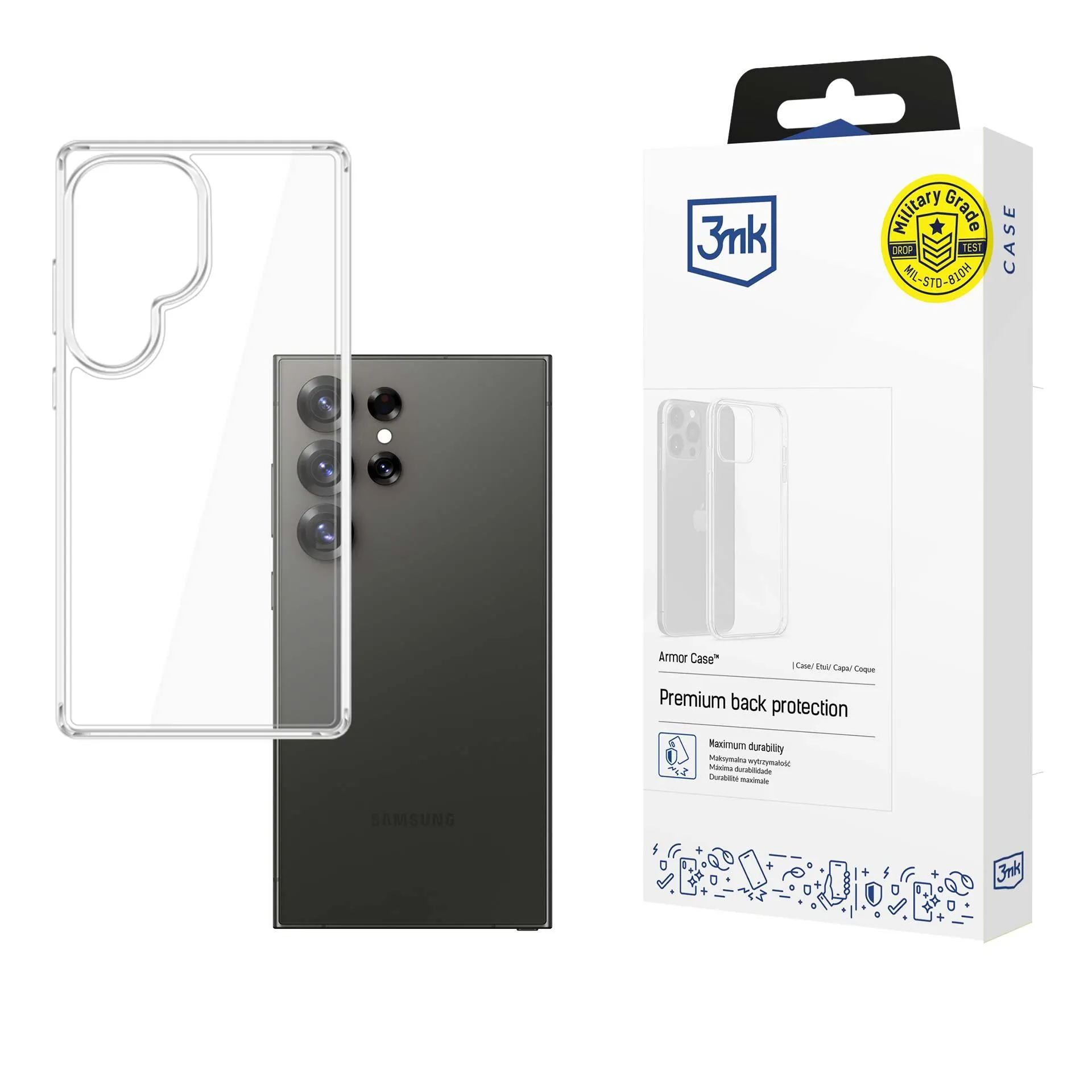 Coque blindée pour Samsung Galaxy S25 Ultra - 3mk Armor Case