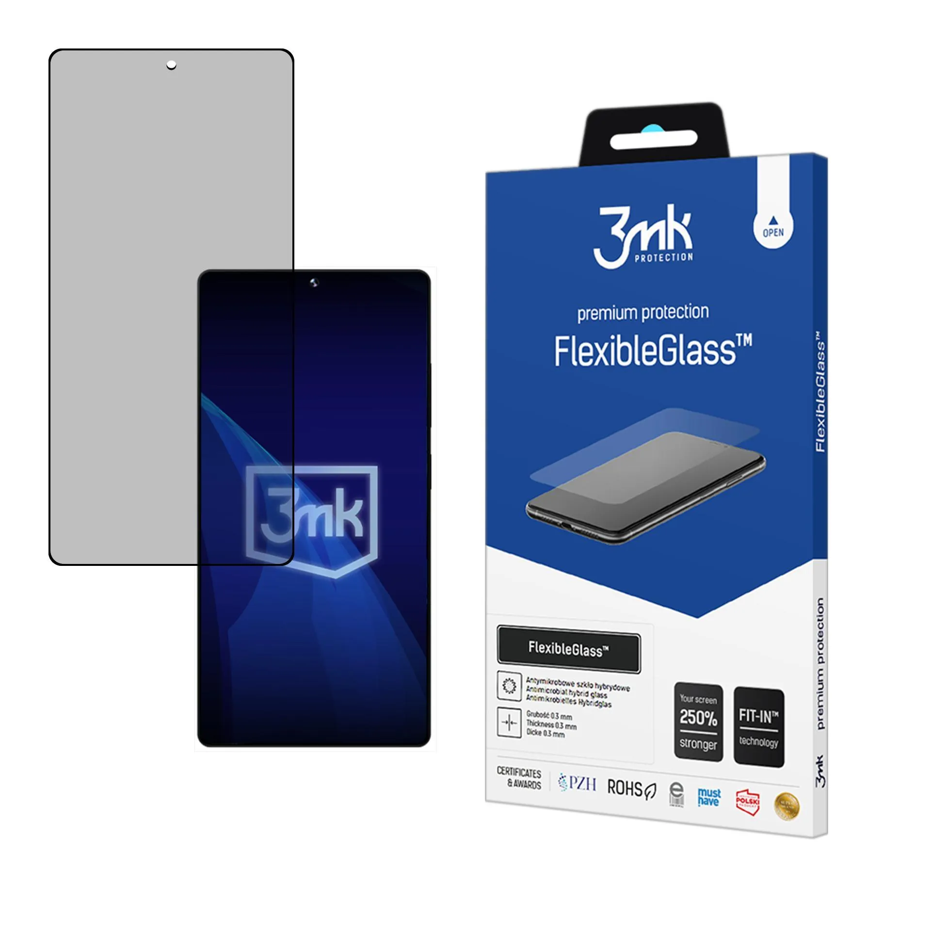 Verre hybride anti-casse pour Samsung Galaxy S25 Ultra - 3mk FlexibleGlass™