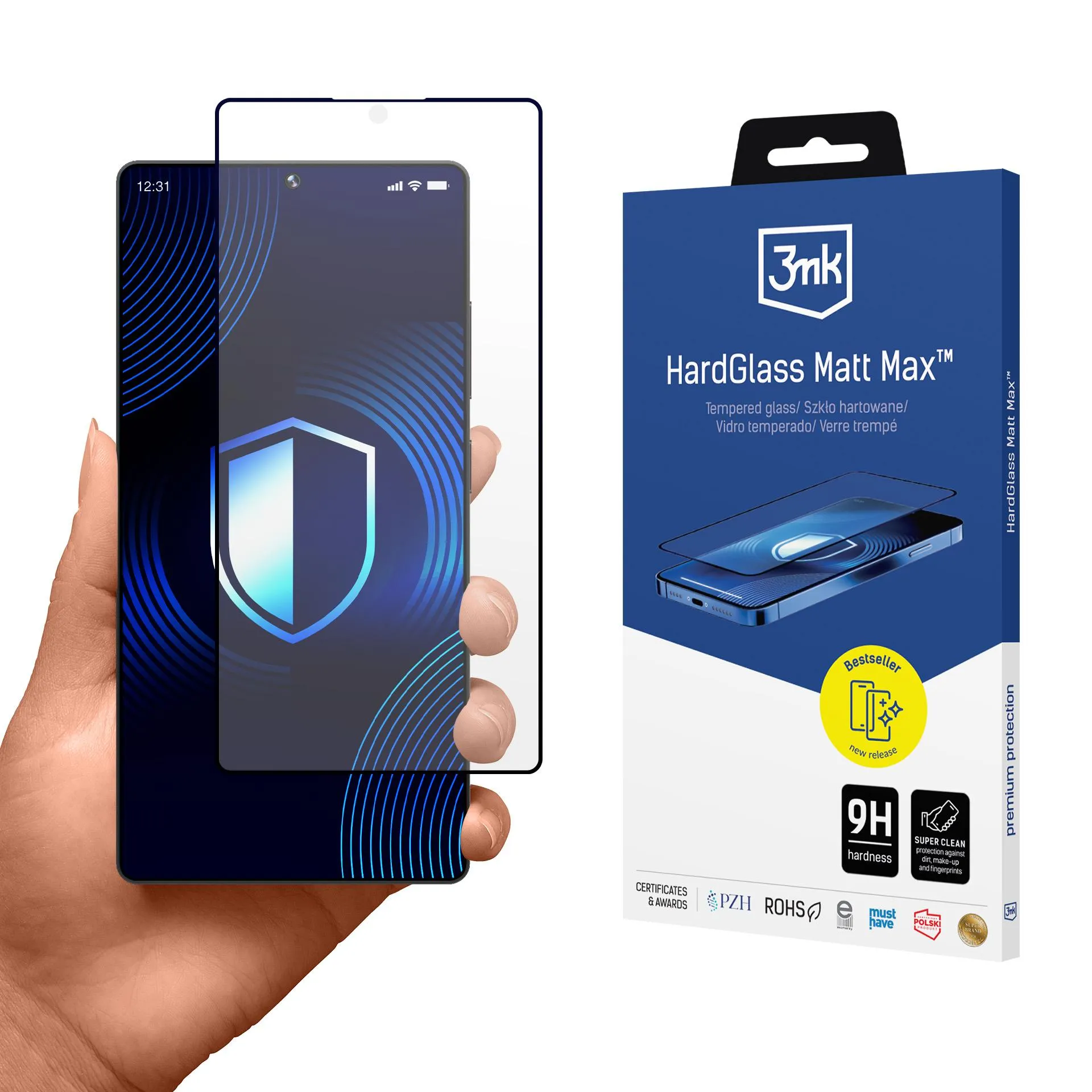 Verre trempé mat sur Samsung Galaxy S25 Ultra - 3mk HardGlass Matt Max