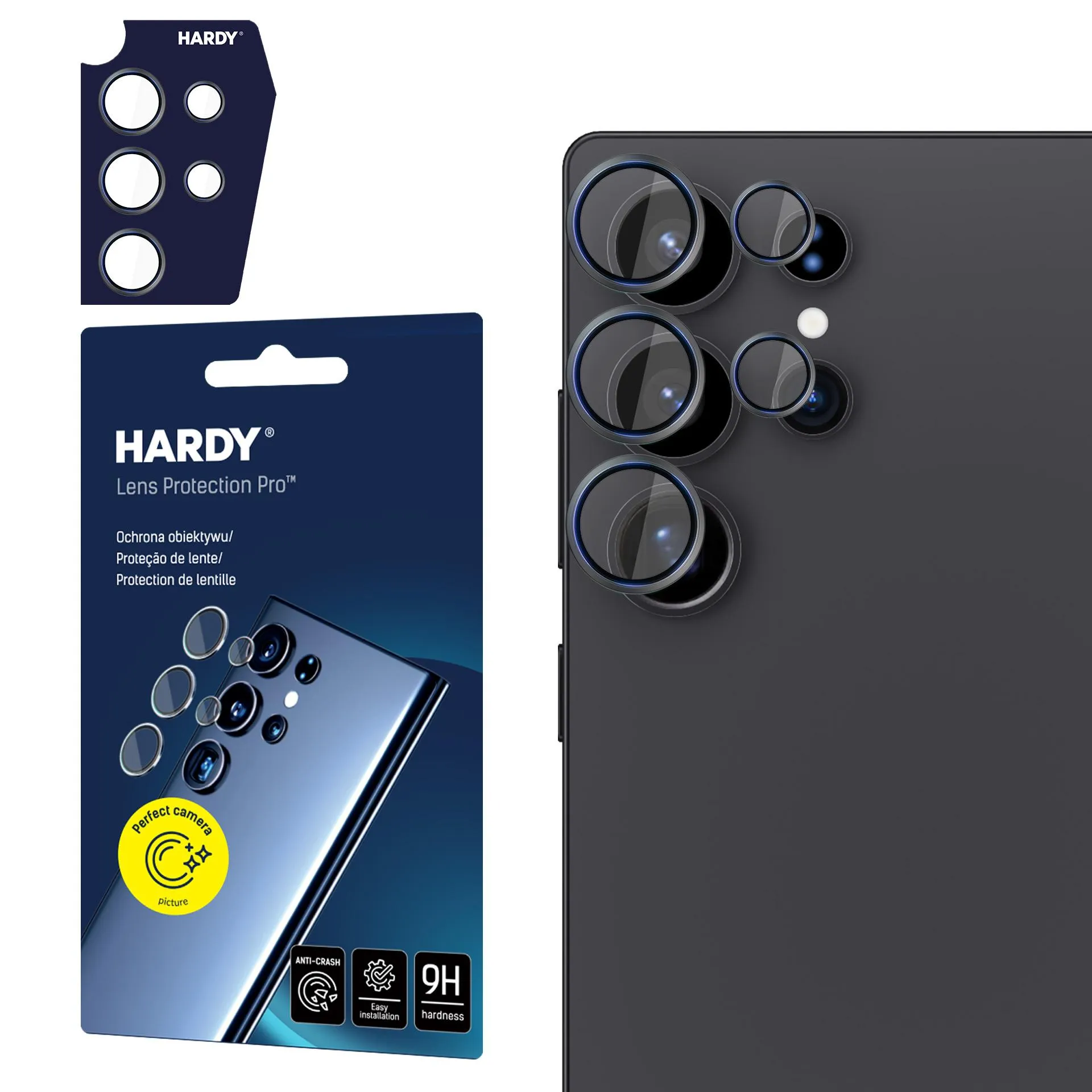 Protection de l'objectif pour Apple iPhone 15 Pro - 3mk HARDY Lens Protection Pro