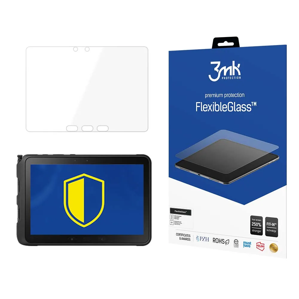 Verre hybride incassable pour Samsung Galaxy Tab Active 4 Pro - 3mk FlexibleGlass