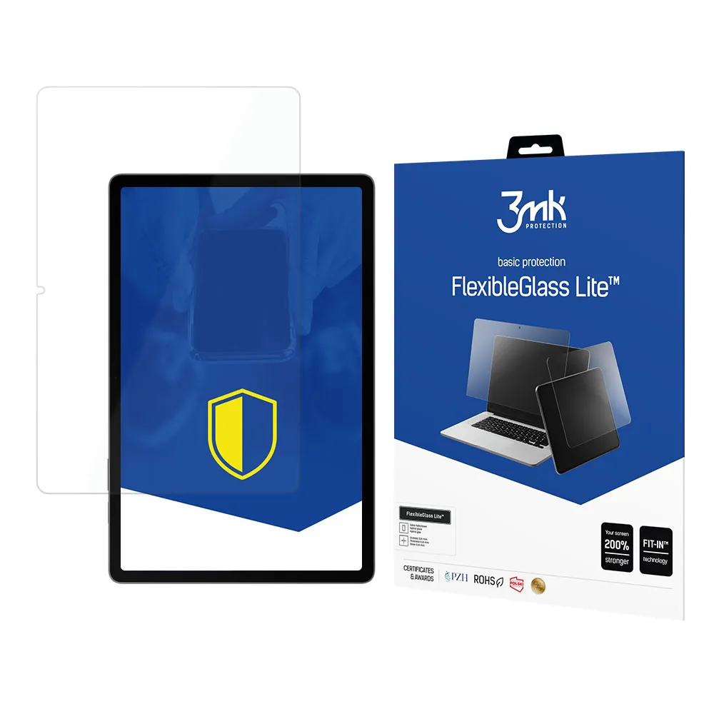 Verre hybride incassable pour Samsung Galaxy Tab S9 FE - 3mk FlexibleGlass Lite