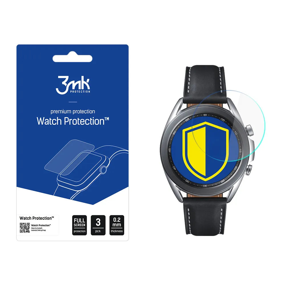 Protection d'écran en verre pour montre connectée Samsung Galaxy Watch 3 45mm - 3mk Watch Protection