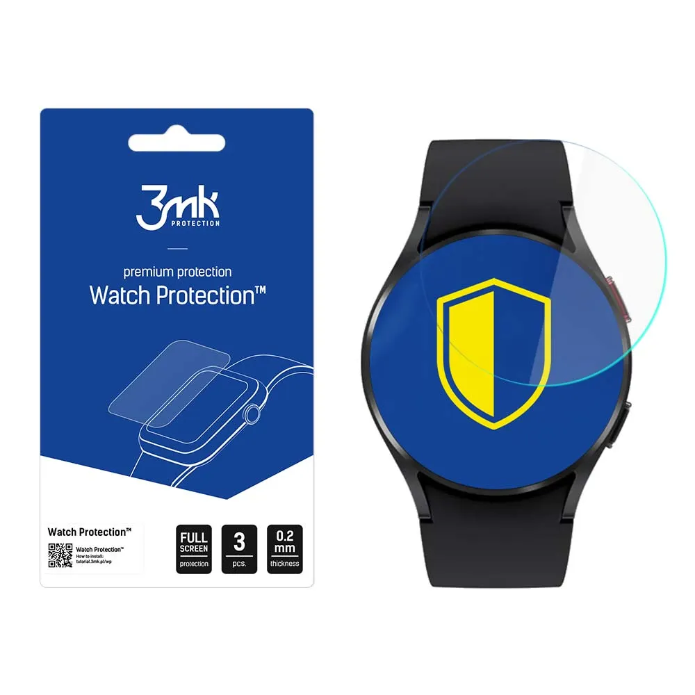 Protection d'écran en verre pour montre connectée Samsung Galaxy Watch 4 44mm - 3mk Watch Protection