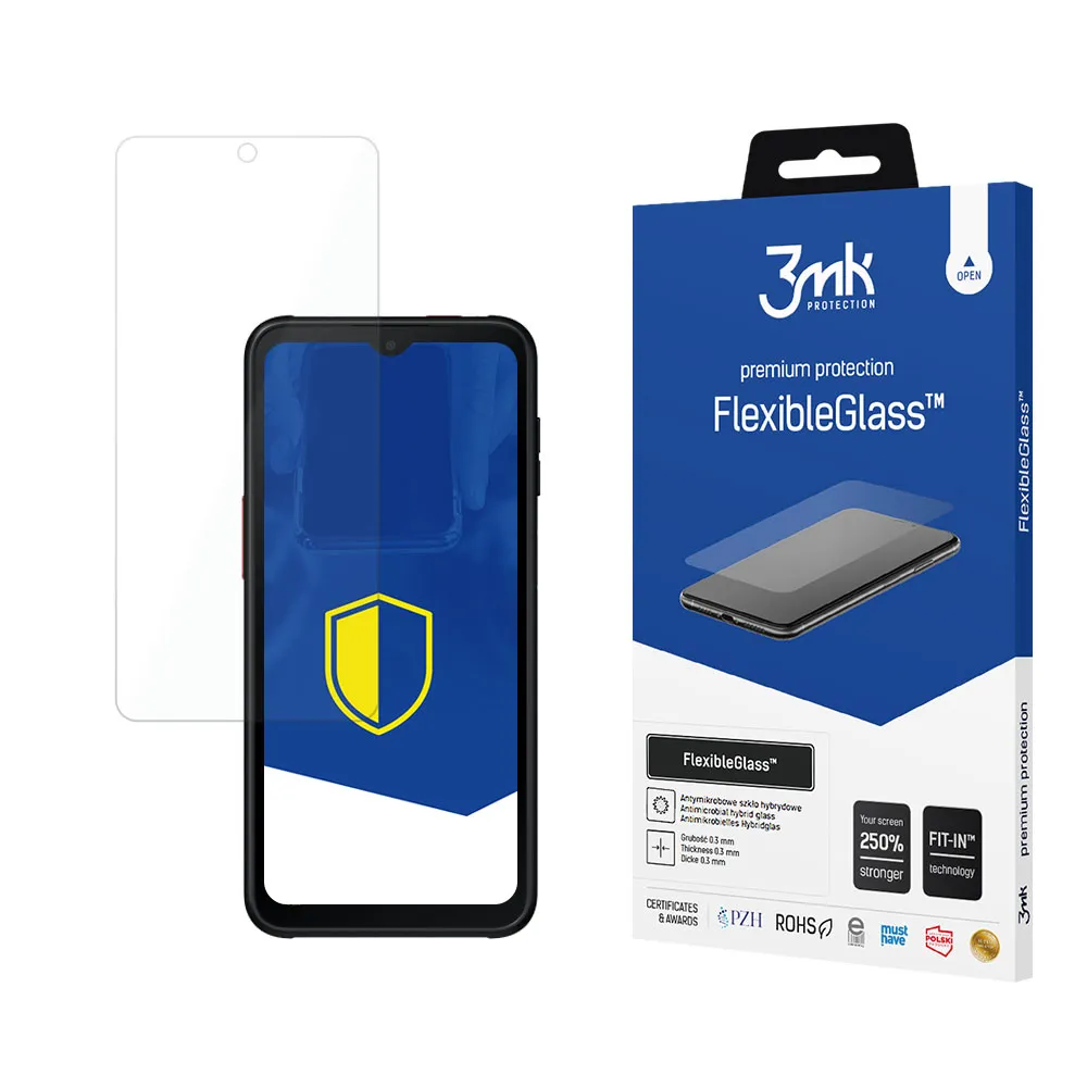 Verre hybride anti-casse pour Samsung Galaxy XCover 6 Pro - 3mk FlexibleGlass™