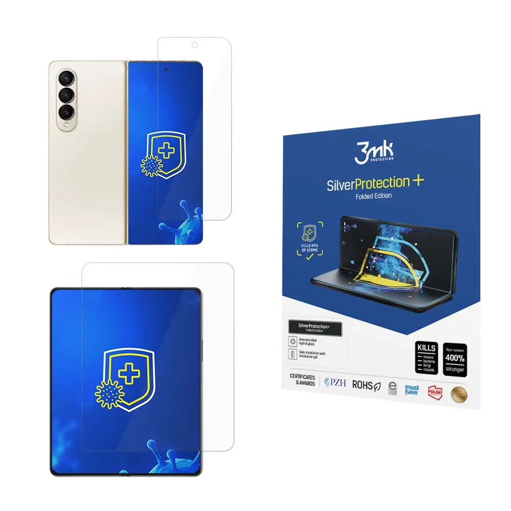 Film de protection anti-choc pour Samsung Galaxy Z Fold4 - 3mk SilverProtection+ Folded Edition