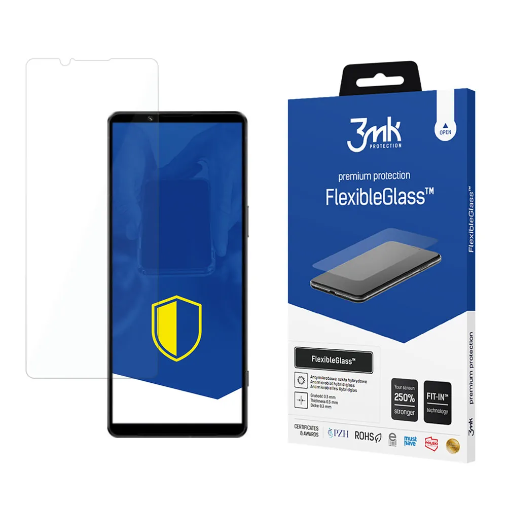 Verre hybride anti-casse pour Sony Xperia 1 IV - 3mk FlexibleGlass™