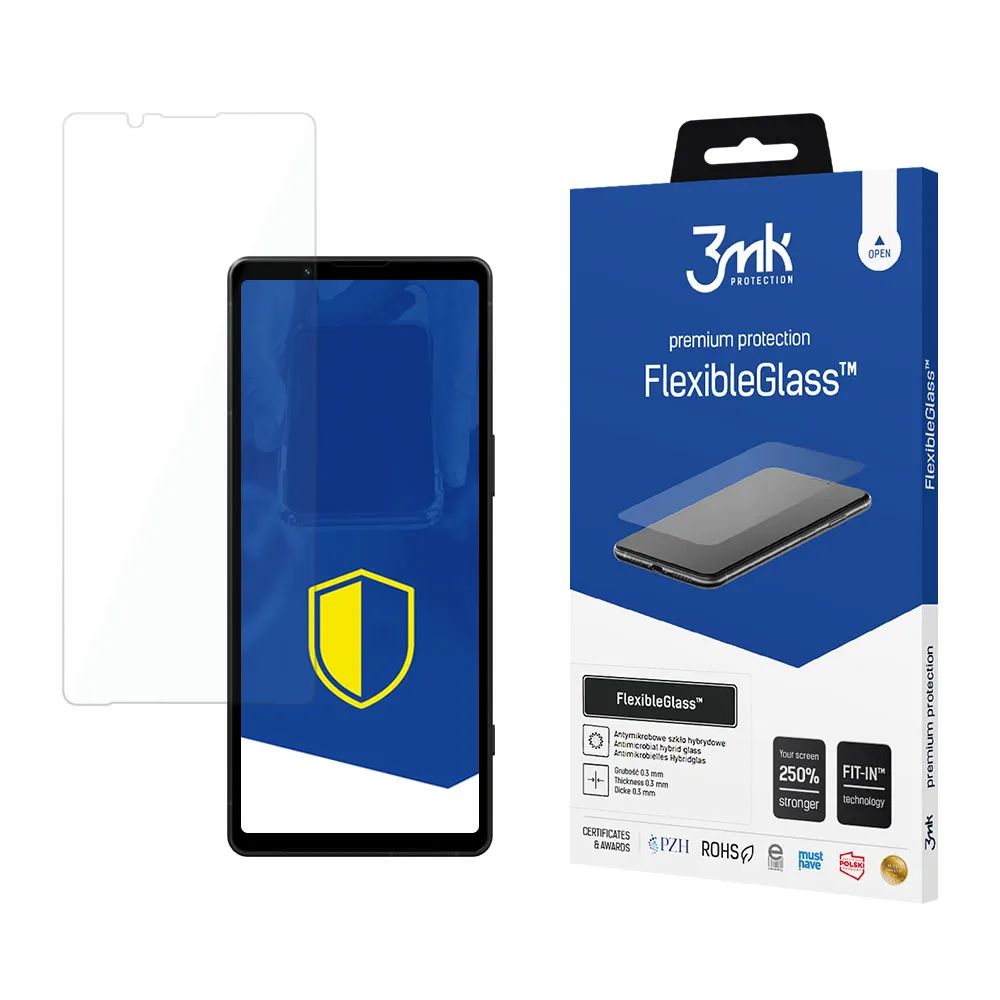 Verre hybride anti-casse pour Sony Xperia 5 V - 3mk FlexibleGlass™