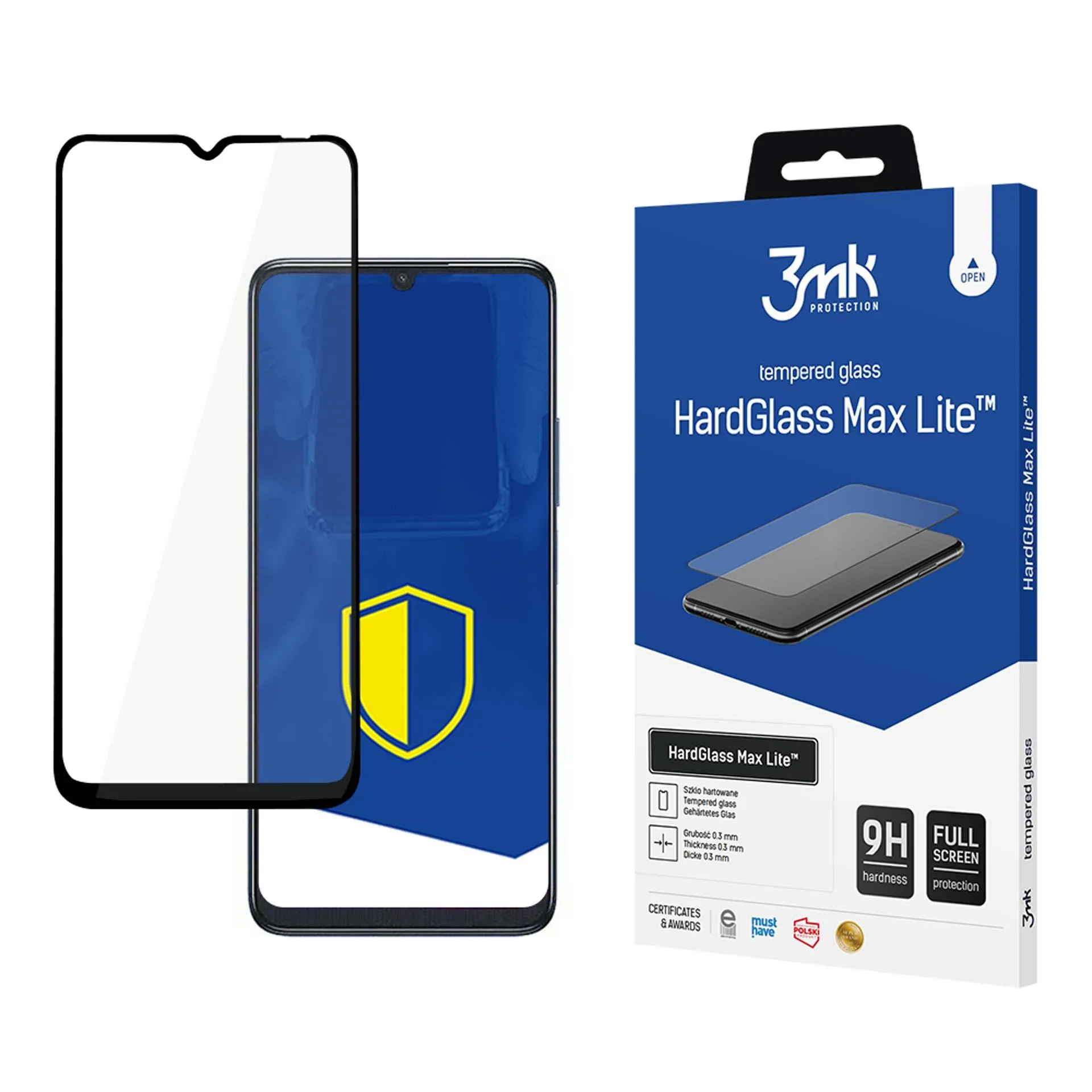 Verre trempé pour TCL 505 - 3mk HardGlass Max Lite