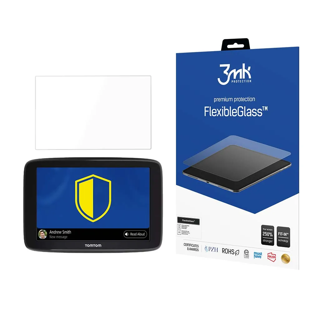 Verre hybride anti-casse pour TomTom Go Basic - 3mk FlexibleGlass™