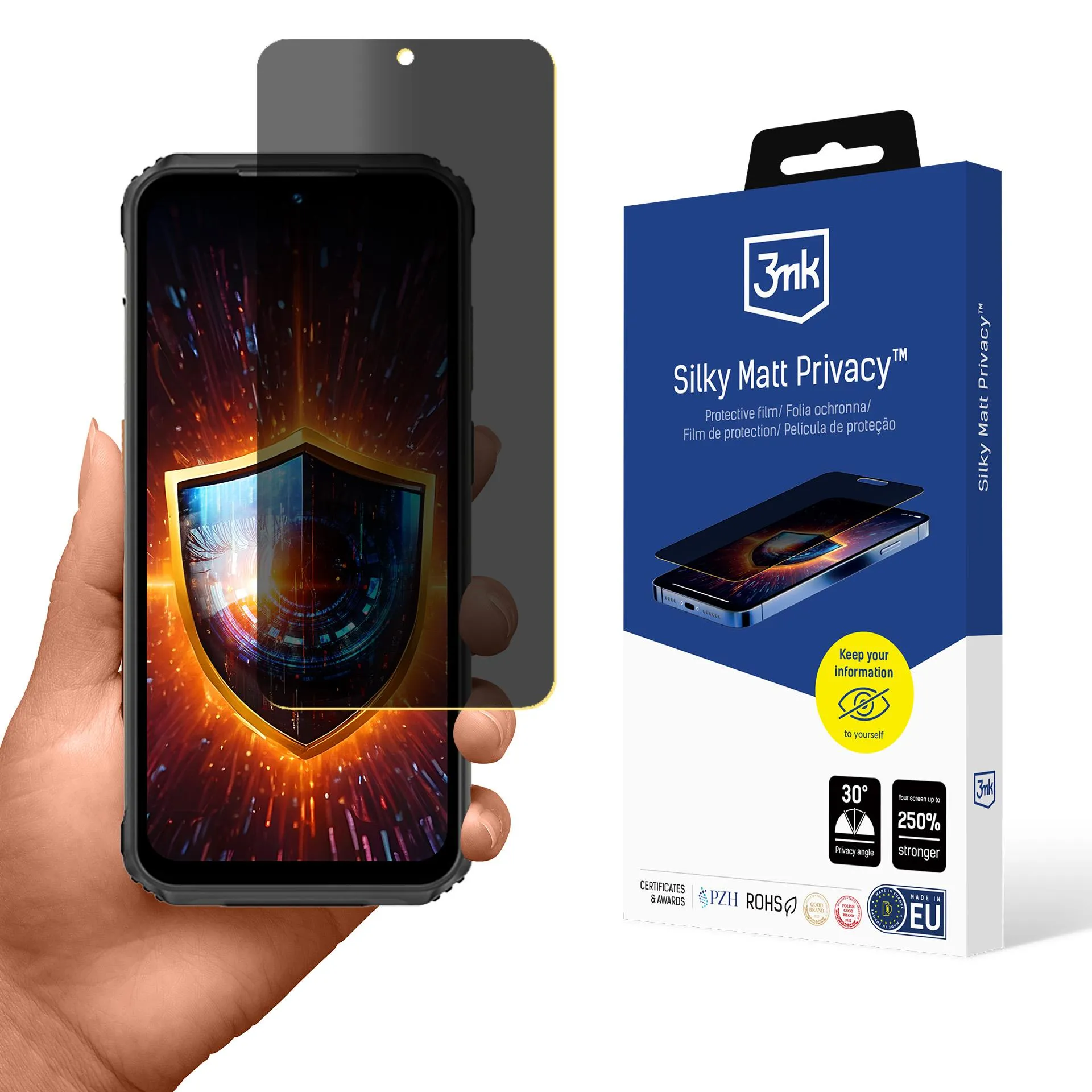 Film anti-espion pour Ulefone Armor 21 - 3mk Silky Matt Privacy