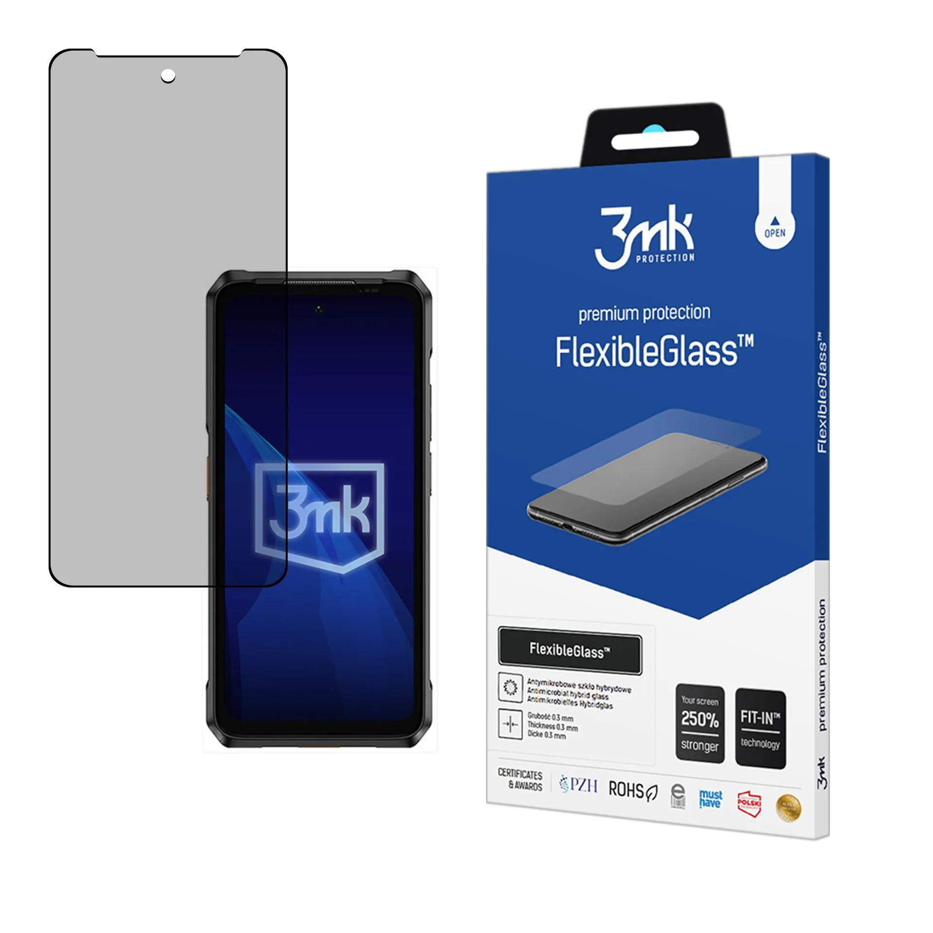 Verre hybride incassable pour Ulefone Armor 26 Ultra - 3mk FlexibleGlass™
