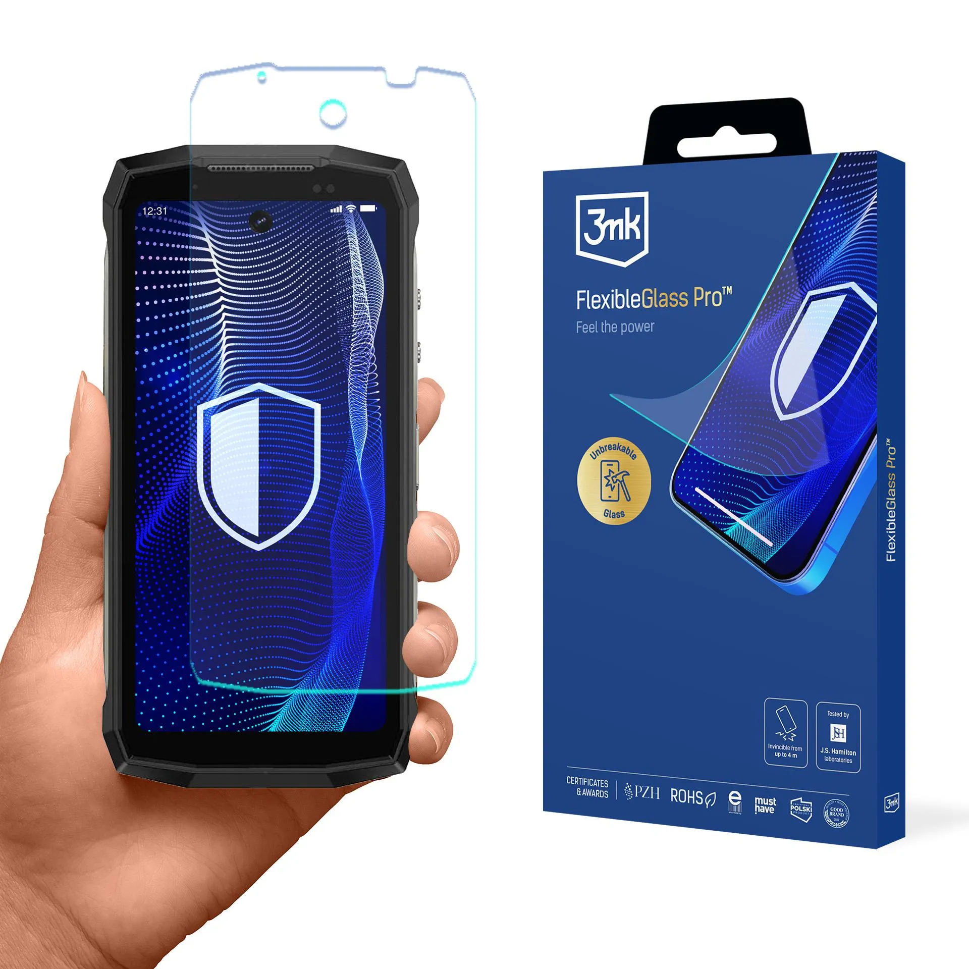 Verre incassable pour Ulefone Armor Mini 20 Pro / 20T Pro - 3mk FlexibleGlass Pro