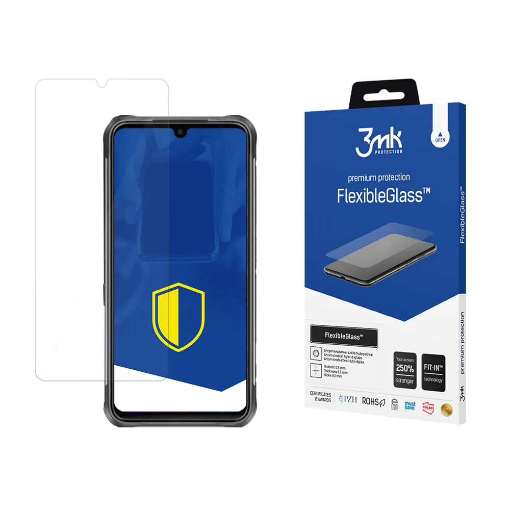 Verre hybride incassable pour Umidigi Bison - 3mk FlexibleGlass™
