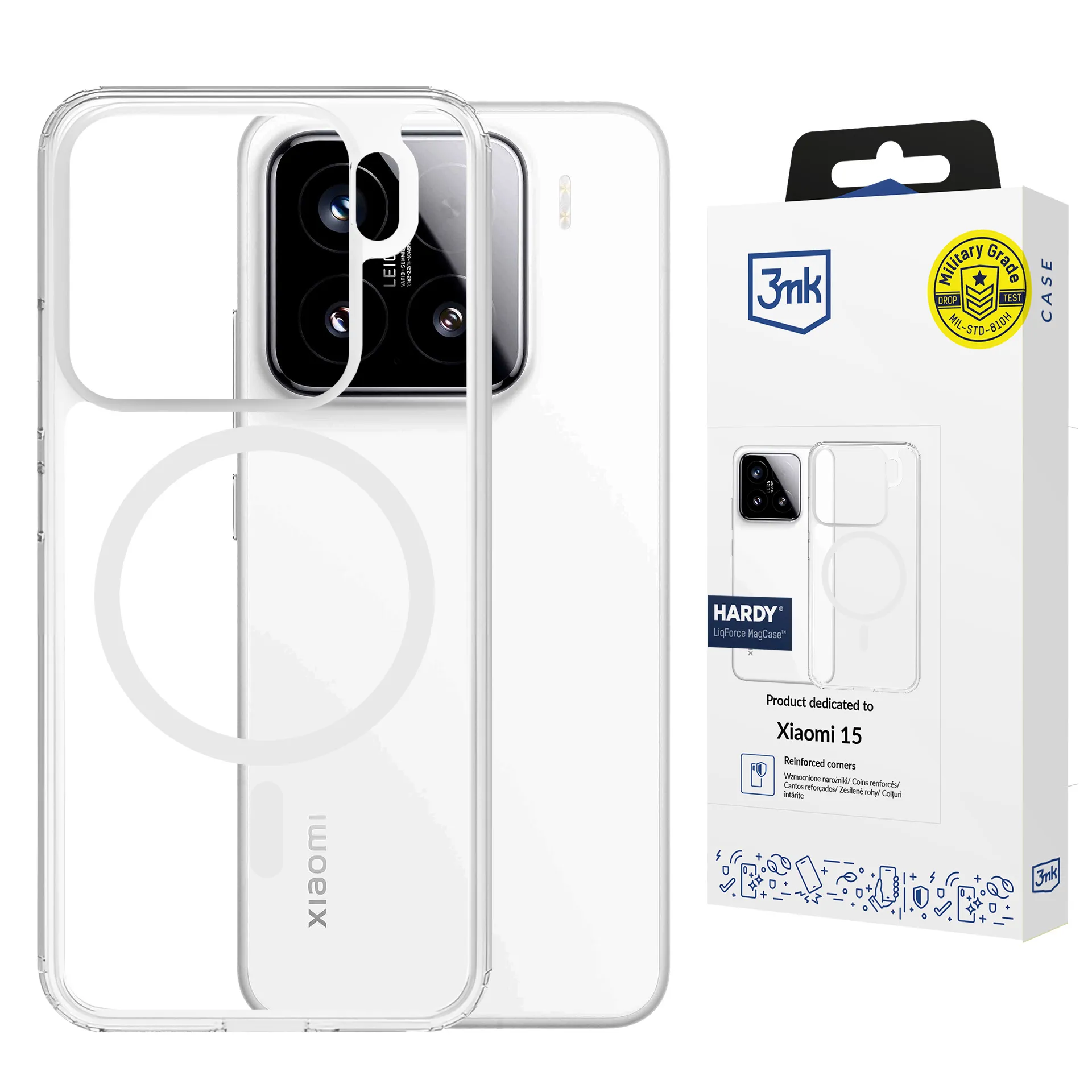 Étui rigide pour [modèle] - 3mk HARDY® LiqForce MagCase™