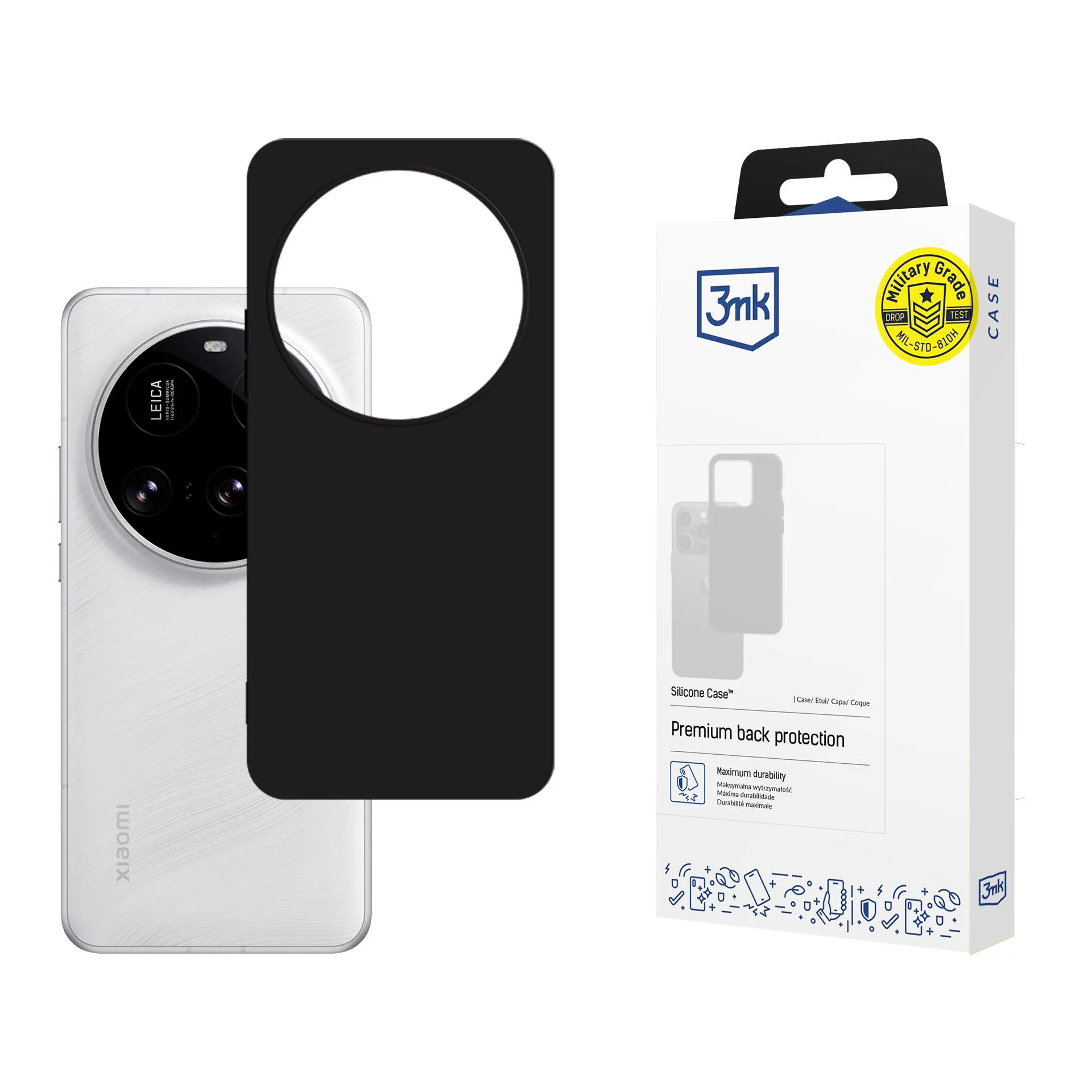 Coque pour Xiaomi 15 Ultra - Etui 3mk Silicone Noir