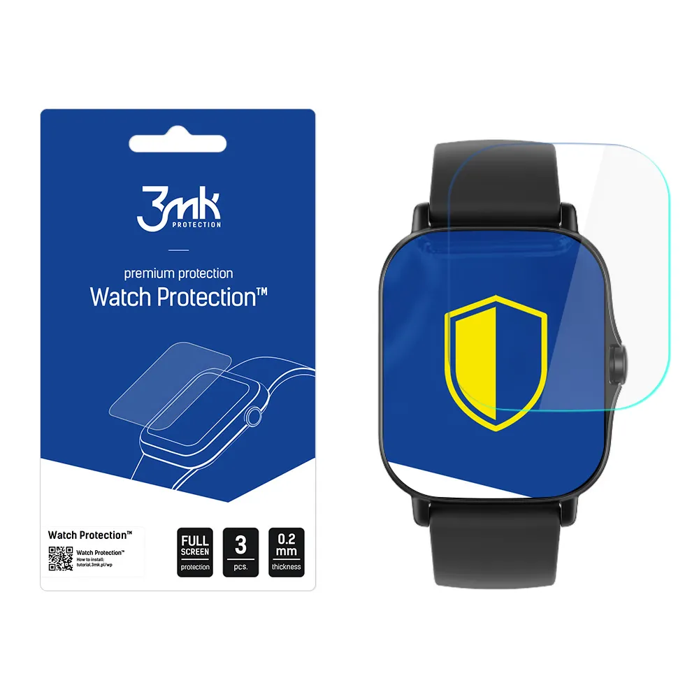 Film de protection pour montre connectée Xiaomi Amazfit GTS 2/2e - 3mk Watch Protection
