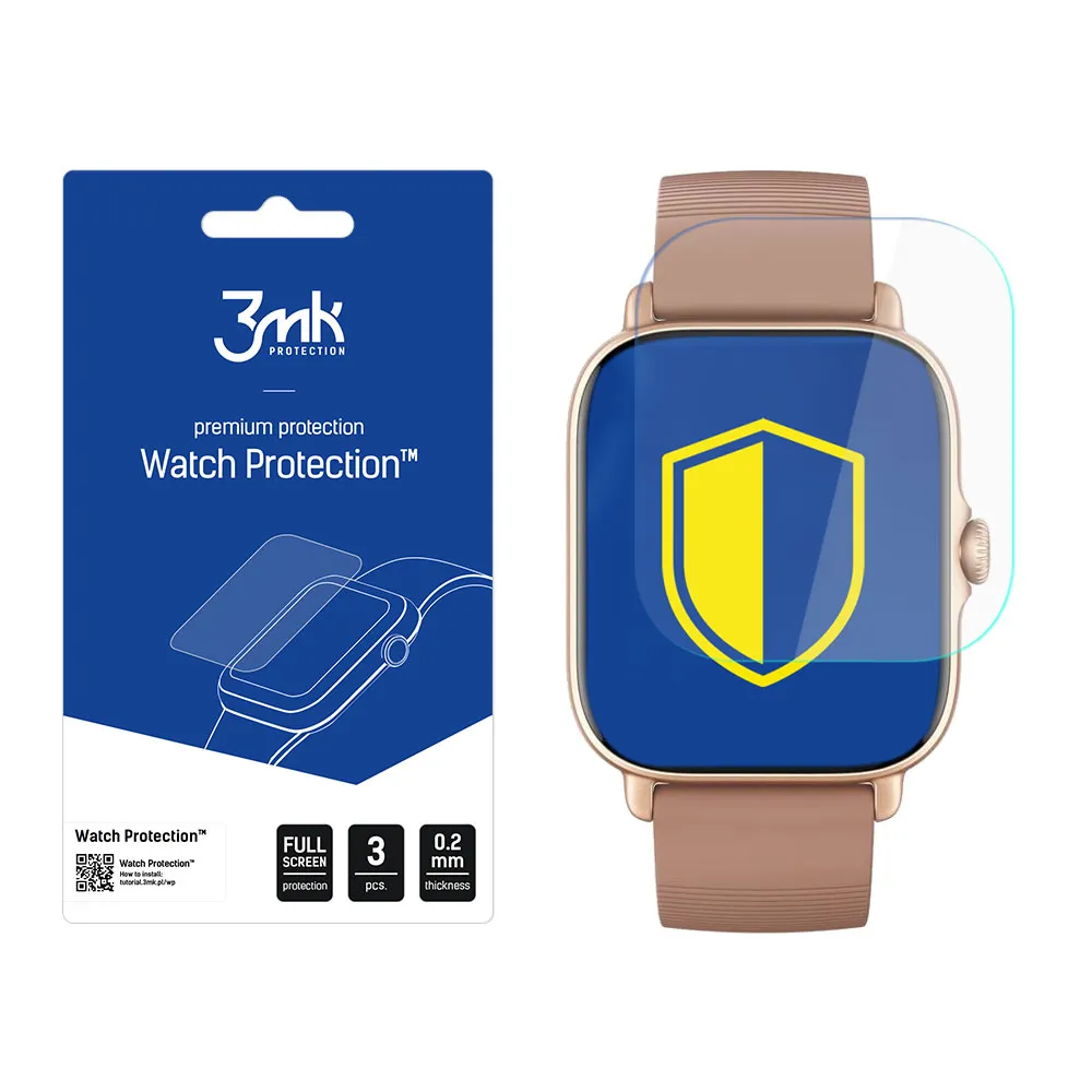 Film de protection pour montre connectée Xiaomi Amazfit GTS 3 - 3mk Watch Protection