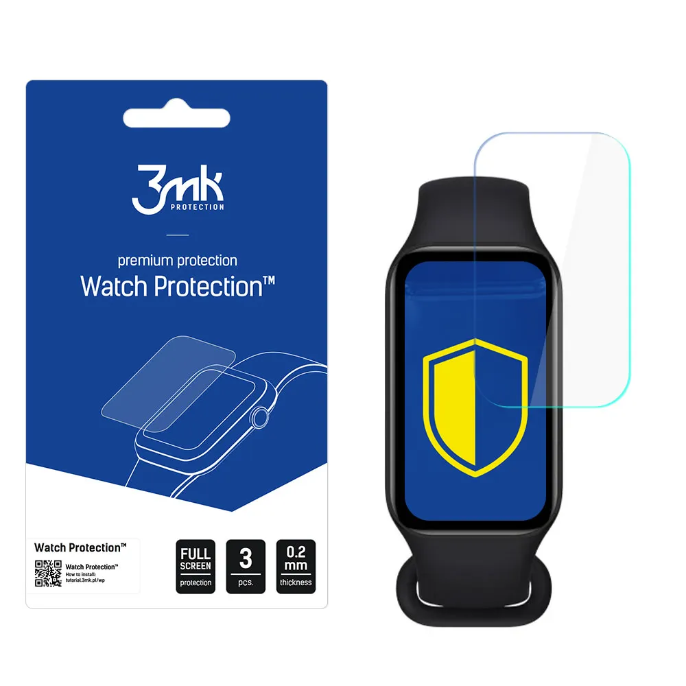 Film de protection pour montre connectée Xiaomi Mi Band 8 Active - 3mk Watch Protection