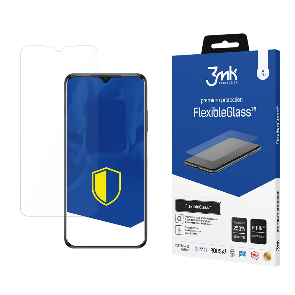 Verre hybride incassable pour Xiaomi POCO M3  - 3mk FlexibleGlass™