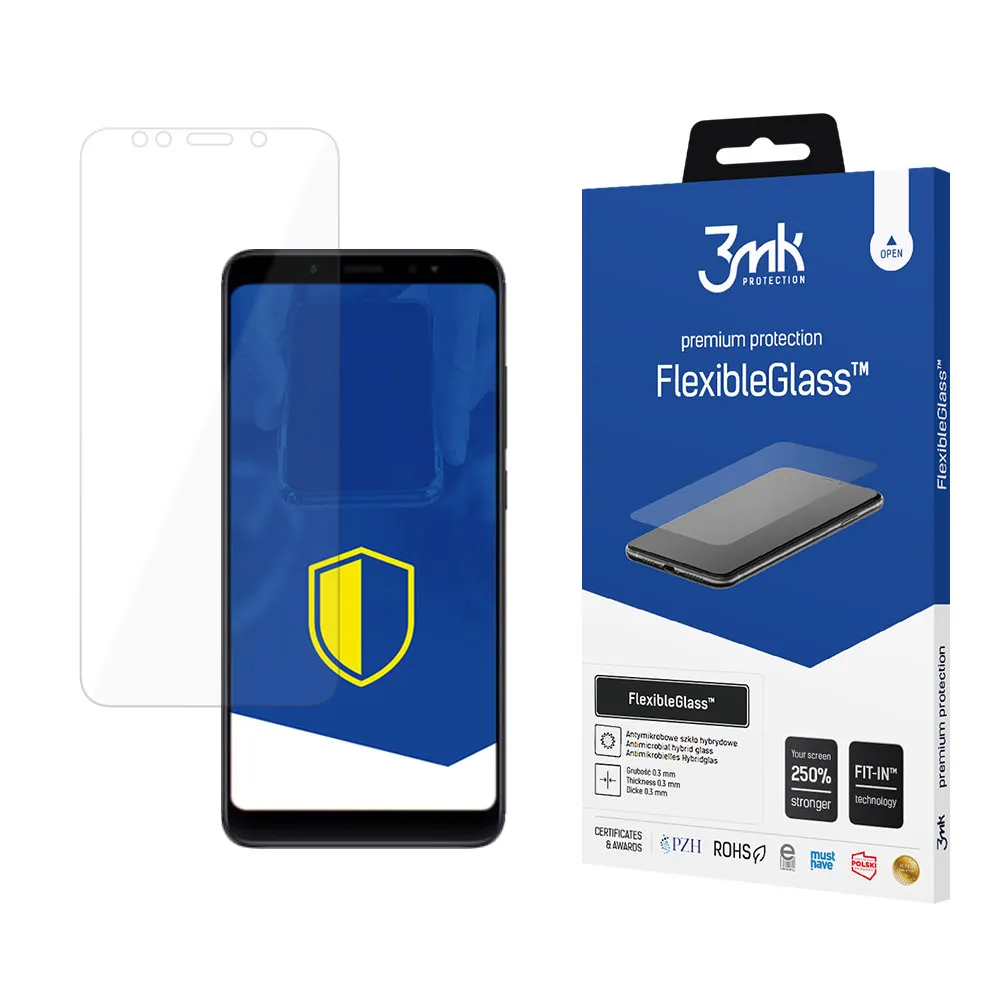 Verre hybride anti-casse pour Xiaomi Redmi Note 5 Global - 3mk FlexibleGlass™
