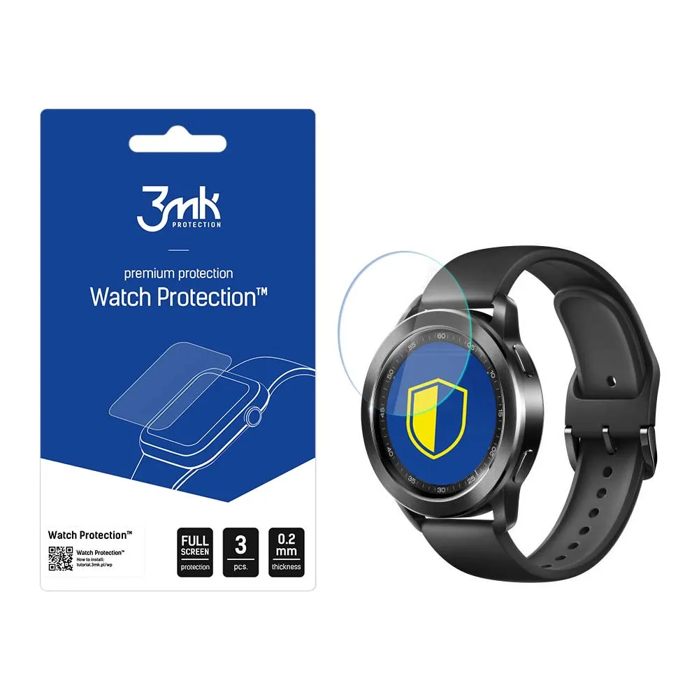 Verre de protection pour montre connectée Xiaomi Watch S3 - 3mk Watch Protection